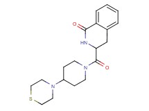 3-[(4-thiomorpholin-4-ylpiperidin-1-yl)carbonyl]-3,4-dihydroisoquinolin-1(2H)-one