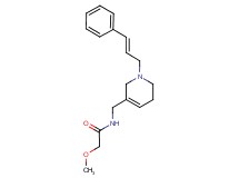 2-methoxy-N-({1-[(2E)-3-phenylprop-2-en-1-yl]-1,2,5,6-tetrahydropyridin-3-yl}methyl)acetamide