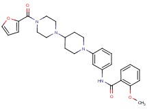 N-(3-{4-[4-(2-furoyl)-1-piperazinyl]-1-piperidinyl}phenyl)-2-methoxybenzamide