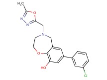 7-(3-chlorophenyl)-4-[(5-methyl-1,3,4-oxadiazol-2-yl)methyl]-2,3,4,5-tetrahydro-1,4-benzoxazepin-9-ol