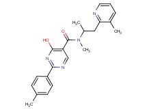 4-hydroxy-N-methyl-N-[1-methyl-2-(3-methylpyridin-2-yl)ethyl]-2-(4-methylphenyl)pyrimidine-5-carboxamide