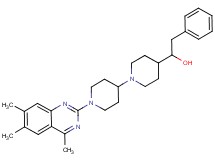 2-phenyl-1-[1'-(4,6,7-trimethyl-2-quinazolinyl)-1,4'-bipiperidin-4-yl]ethanol