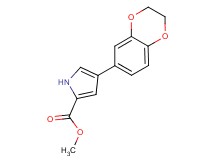 methyl 4-(2,3-dihydro-1,4-benzodioxin-6-yl)-1H-pyrrole-2-carboxylate