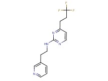 N-(2-pyridin-3-ylethyl)-4-(3,3,3-trifluoropropyl)pyrimidin-2-amine