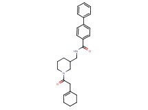 N-({1-[2-(1-cyclohexen-1-yl)acetyl]-3-piperidinyl}methyl)-4-biphenylcarboxamide
