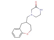 4-(2,3,4,5-tetrahydro-1-benzoxepin-4-ylmethyl)piperazin-2-one