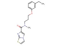 N-[3-(3-ethylphenoxy)propyl]-N-methylimidazo[2,1-b][1,3]thiazole-6-carboxamide