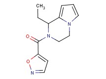 1-ethyl-2-(5-isoxazolylcarbonyl)-1,2,3,4-tetrahydropyrrolo[1,2-a]pyrazine