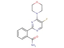2-(5-fluoro-4-morpholin-4-ylpyrimidin-2-yl)benzamide