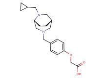 (4-{[(1S*,5R*)-6-(cyclopropylmethyl)-3,6-diazabicyclo[3.2.2]non-3-yl]methyl}phenoxy)acetic acid