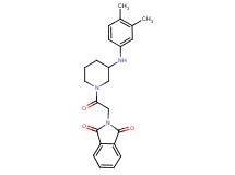 2-(2-{3-[(3,4-dimethylphenyl)amino]-1-piperidinyl}-2-oxoethyl)-1H-isoindole-1,3(2H)-dione