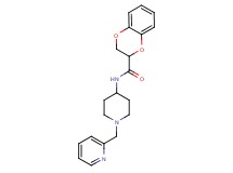 N-[1-(pyridin-2-ylmethyl)piperidin-4-yl]-2,3-dihydro-1,4-benzodioxine-2-carboxamide