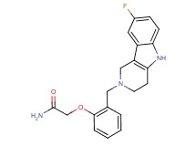 2-{2-[(8-fluoro-1,3,4,5-tetrahydro-2H-pyrido[4,3-b]indol-2-yl)methyl]phenoxy}acetamide