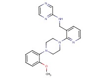 N-({2-[4-(2-methoxyphenyl)-1-piperazinyl]-3-pyridinyl}methyl)-2-pyrazinamine