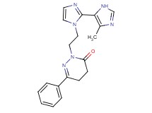 2-[2-(5'-methyl-1H,3'H-2,4'-biimidazol-1-yl)ethyl]-6-phenyl-4,5-dihydropyridazin-3(2H)-one