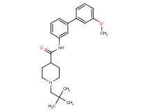 1-(2,2-dimethylpropyl)-N-(3'-methoxy-3-biphenylyl)-4-piperidinecarboxamide