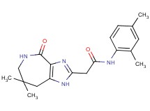 2-(7,7-dimethyl-4-oxo-1,4,5,6,7,8-hexahydroimidazo[4,5-c]azepin-2-yl)-N-(2,4-dimethylphenyl)acetamide
