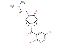 2-{rel-(1S,5R)-3-[(5-chloro-2-hydroxy-3-pyridinyl)carbonyl]-7-oxo-3,6-diazabicyclo[3.2.2]non-6-yl}-N,N-dimethylacetamide