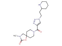 3-methyl-8-{[1-(2-piperidin-2-ylethyl)-1H-1,2,3-triazol-4-yl]carbonyl}-1-oxa-3,8-diazaspiro[4.5]decan-2-one