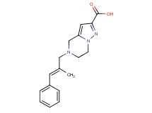 5-[(2E)-2-methyl-3-phenylprop-2-en-1-yl]-4,5,6,7-tetrahydropyrazolo[1,5-a]pyrazine-2-carboxylic acid
