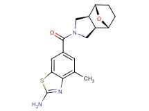 4-methyl-6-[(1R*,2R*,6S*,7S*)-10-oxa-4-azatricyclo[5.2.1.0~2,6~]dec-4-ylcarbonyl]-1,3-benzothiazol-2-amine