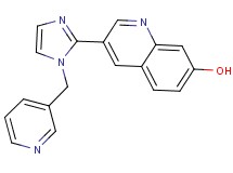 3-[1-(pyridin-3-ylmethyl)-1H-imidazol-2-yl]quinolin-7-ol