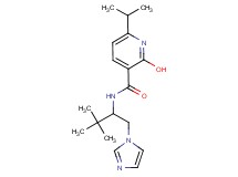 2-hydroxy-N-[1-(1H-imidazol-1-ylmethyl)-2,2-dimethylpropyl]-6-isopropylnicotinamide