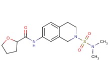 N-{2-[(dimethylamino)sulfonyl]-1,2,3,4-tetrahydro-7-isoquinolinyl}tetrahydro-2-furancarboxamide