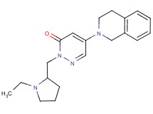 5-(3,4-dihydroisoquinolin-2(1H)-yl)-2-[(1-ethylpyrrolidin-2-yl)methyl]pyridazin-3(2H)-one