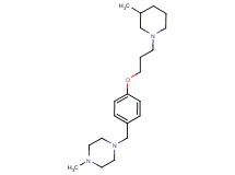 1-methyl-4-{4-[3-(3-methylpiperidin-1-yl)propoxy]benzyl}piperazine