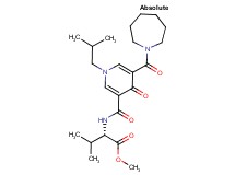 methyl N-{[5-(1-azepanylcarbonyl)-1-isobutyl-4-oxo-1,4-dihydro-3-pyridinyl]carbonyl}-L-valinate