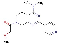 7-(methoxyacetyl)-N,N-dimethyl-2-pyridin-4-yl-5,6,7,8-tetrahydropyrido[3,4-d]pyrimidin-4-amine