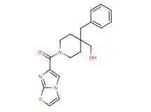 [4-benzyl-1-(imidazo[2,1-b][1,3]thiazol-6-ylcarbonyl)piperidin-4-yl]methanol