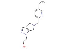 2-[5-[(5-ethylpyridin-2-yl)methyl]-5,6-dihydropyrrolo[3,4-c]pyrazol-1(4H)-yl]ethanol