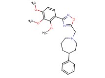 4-phenyl-1-{[3-(2,3,4-trimethoxyphenyl)-1,2,4-oxadiazol-5-yl]methyl}azepane