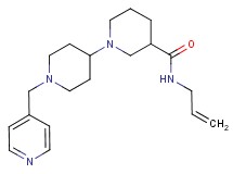 N-allyl-1'-(4-pyridinylmethyl)-1,4'-bipiperidine-3-carboxamide
