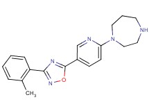 1-{5-[3-(2-methylphenyl)-1,2,4-oxadiazol-5-yl]pyridin-2-yl}-1,4-diazepane