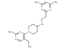 N-[2-(4,6-dimethylpyrimidin-2-yl)ethyl]-1-(5-ethyl-2-methylpyrimidin-4-yl)piperidin-4-amine
