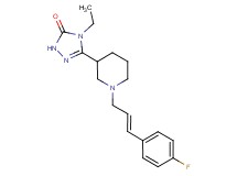 4-ethyl-5-{1-[(2E)-3-(4-fluorophenyl)prop-2-en-1-yl]piperidin-3-yl}-2,4-dihydro-3H-1,2,4-triazol-3-one