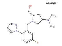 {(2S,4R)-4-(dimethylamino)-1-[5-fluoro-2-(1H-pyrazol-1-yl)benzyl]pyrrolidin-2-yl}methanol