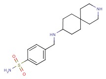 4-[(3-azaspiro[5.5]undec-9-ylamino)methyl]benzenesulfonamide dihydrochloride