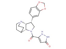 5-{[(3R*,3aR*,7aR*)-3-(1,3-benzodioxol-5-yl)hexahydro-4,7-ethanopyrrolo[3,2-b]pyridin-1(2H)-yl]carbonyl}-1,2-dihydro-3H-pyrazol-3-one