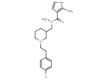 N-({1-[2-(4-chlorophenyl)ethyl]piperidin-3-yl}methyl)-N,2-dimethyl-1H-pyrrole-3-carboxamide