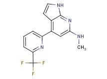 N-methyl-4-[6-(trifluoromethyl)pyridin-2-yl]-1H-pyrrolo[2,3-b]pyridin-6-amine