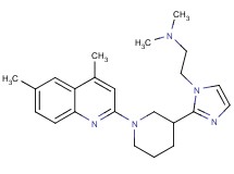 (2-{2-[1-(4,6-dimethylquinolin-2-yl)piperidin-3-yl]-1H-imidazol-1-yl}ethyl)dimethylamine