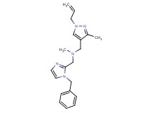 1-(1-allyl-3-methyl-1H-pyrazol-4-yl)-N-[(1-benzyl-1H-imidazol-2-yl)methyl]-N-methylmethanamine