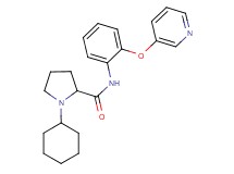 1-cyclohexyl-N-[2-(3-pyridinyloxy)phenyl]prolinamide