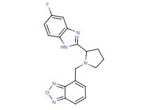 4-{[2-(5-fluoro-1H-benzimidazol-2-yl)pyrrolidin-1-yl]methyl}-2,1,3-benzoxadiazole