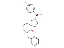 2-(4-chlorobenzoyl)-7-(3-pyridinylmethyl)-2,7-diazaspiro[4.5]decan-6-one