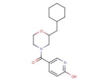 5-{[2-(cyclohexylmethyl)-4-morpholinyl]carbonyl}-2-pyridinol